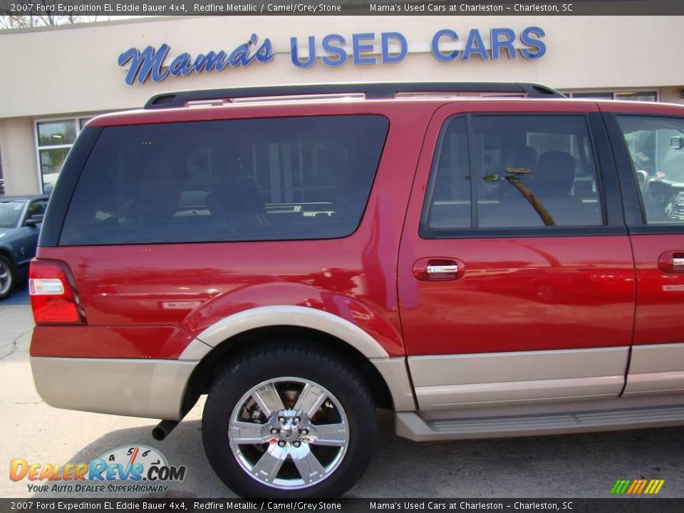 2007 Ford Expedition EL Eddie Bauer 4x4 Redfire Metallic / Camel/Grey Stone Photo #36