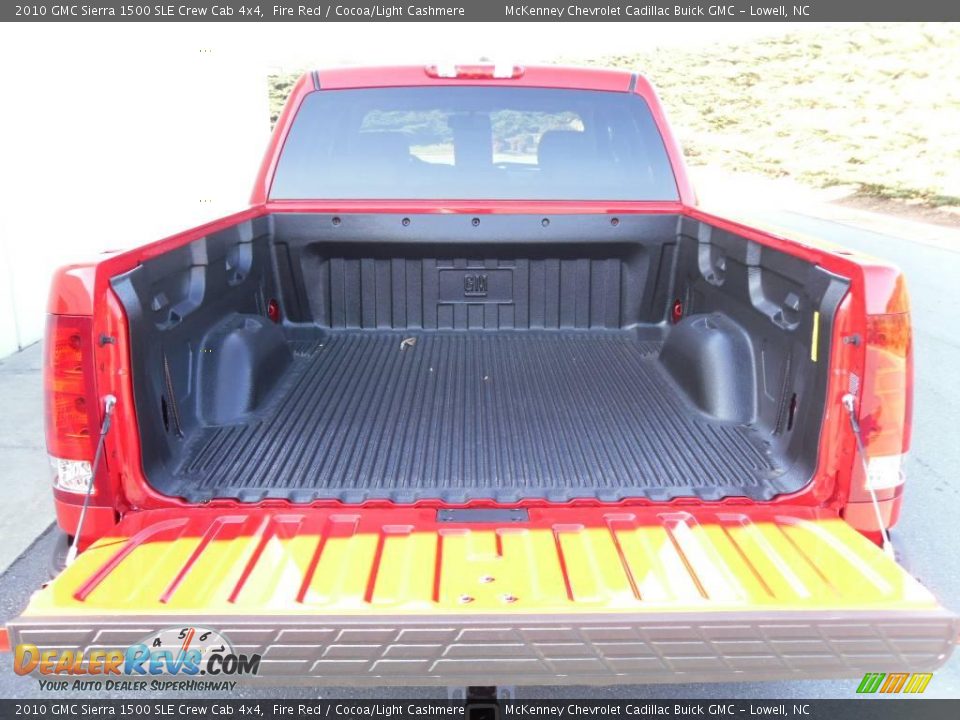 2010 GMC Sierra 1500 SLE Crew Cab 4x4 Fire Red / Cocoa/Light Cashmere Photo #4