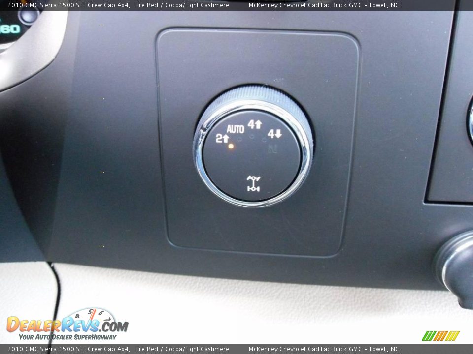 2010 GMC Sierra 1500 SLE Crew Cab 4x4 Fire Red / Cocoa/Light Cashmere Photo #26