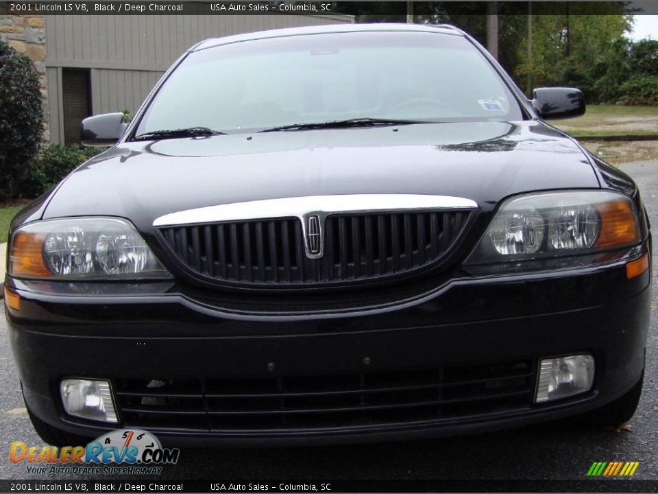 2001 Lincoln LS V8 Black / Deep Charcoal Photo #4