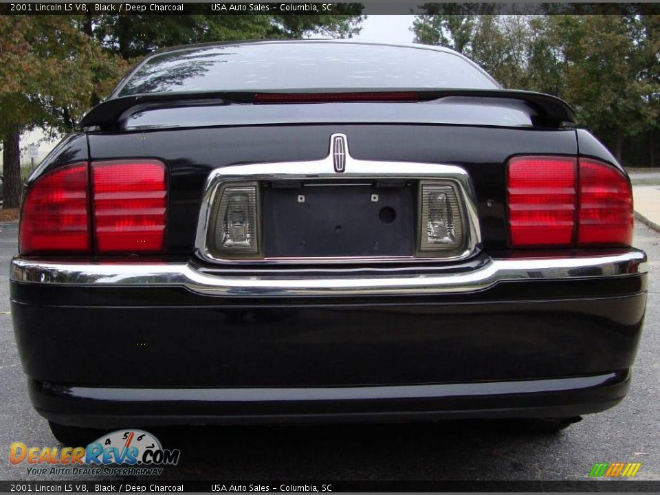 2001 Lincoln LS V8 Black / Deep Charcoal Photo #5