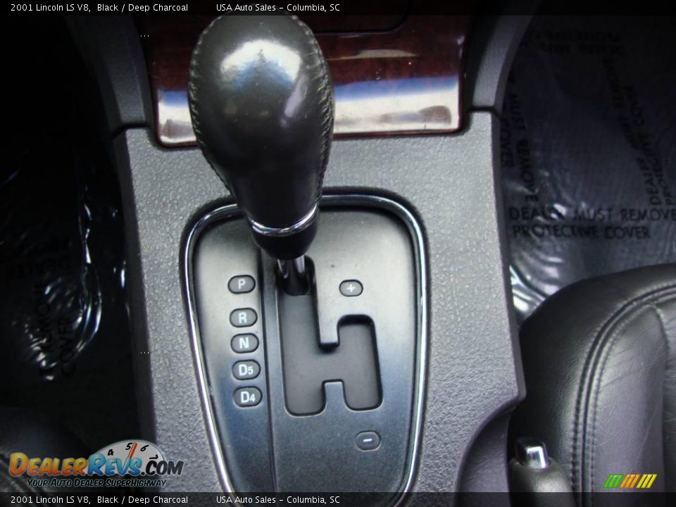2001 Lincoln LS V8 Black / Deep Charcoal Photo #13