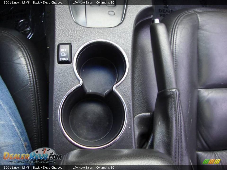 2001 Lincoln LS V8 Black / Deep Charcoal Photo #14