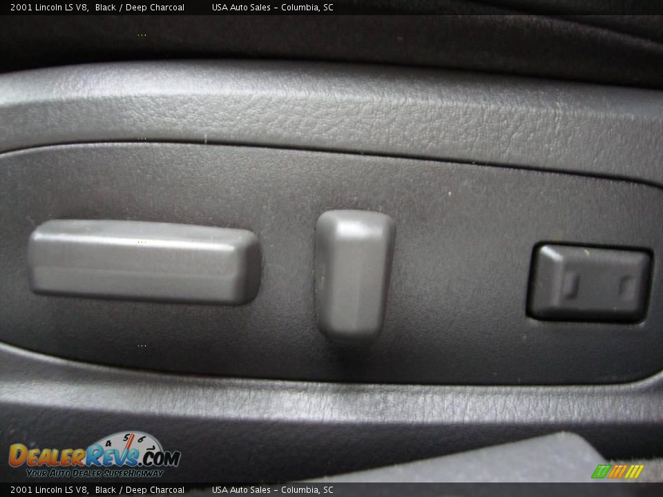 2001 Lincoln LS V8 Black / Deep Charcoal Photo #22