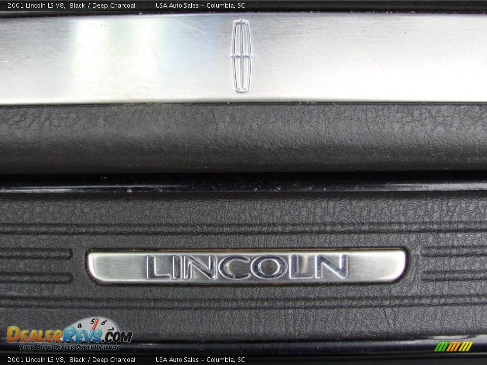 2001 Lincoln LS V8 Black / Deep Charcoal Photo #23