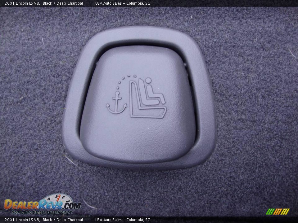 2001 Lincoln LS V8 Black / Deep Charcoal Photo #24