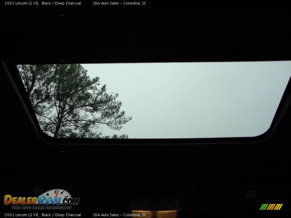 2001 Lincoln LS V8 Black / Deep Charcoal Photo #25