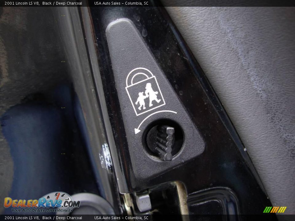 2001 Lincoln LS V8 Black / Deep Charcoal Photo #27