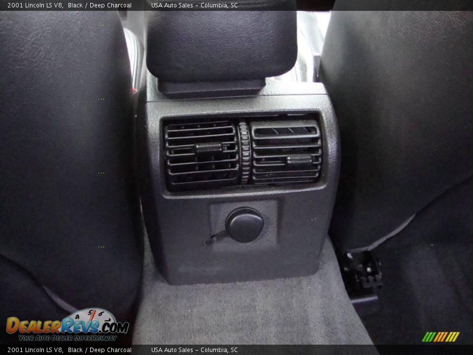 2001 Lincoln LS V8 Black / Deep Charcoal Photo #28