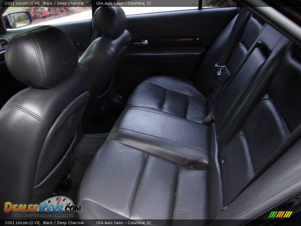 2001 Lincoln LS V8 Black / Deep Charcoal Photo #30