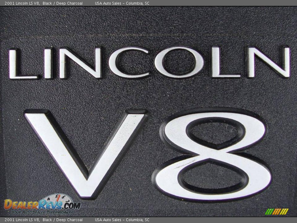 2001 Lincoln LS V8 Black / Deep Charcoal Photo #32