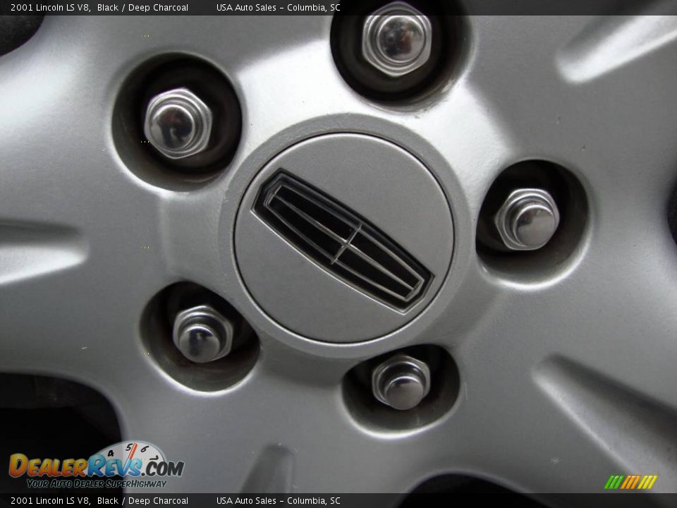 2001 Lincoln LS V8 Black / Deep Charcoal Photo #36