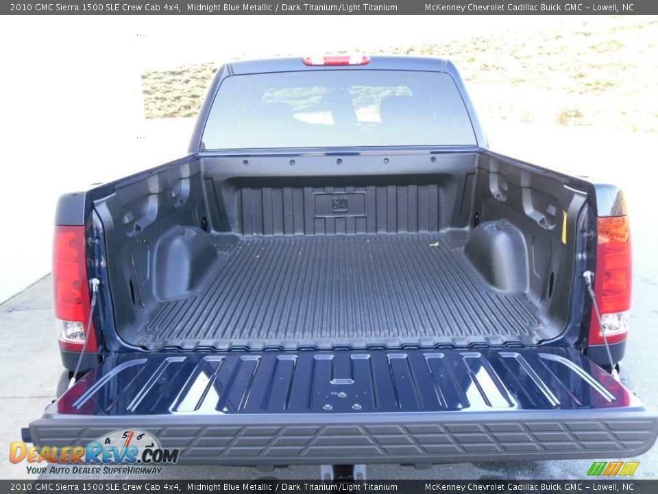 2010 GMC Sierra 1500 SLE Crew Cab 4x4 Midnight Blue Metallic / Dark Titanium/Light Titanium Photo #4