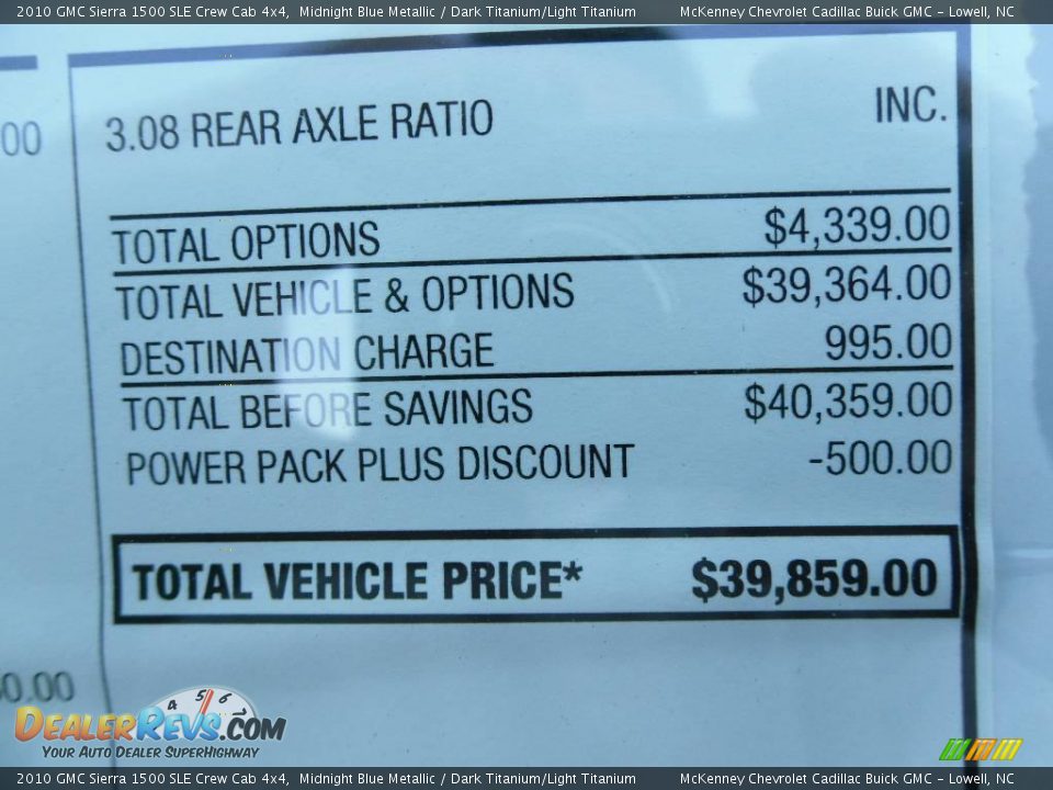 2010 GMC Sierra 1500 SLE Crew Cab 4x4 Midnight Blue Metallic / Dark Titanium/Light Titanium Photo #6