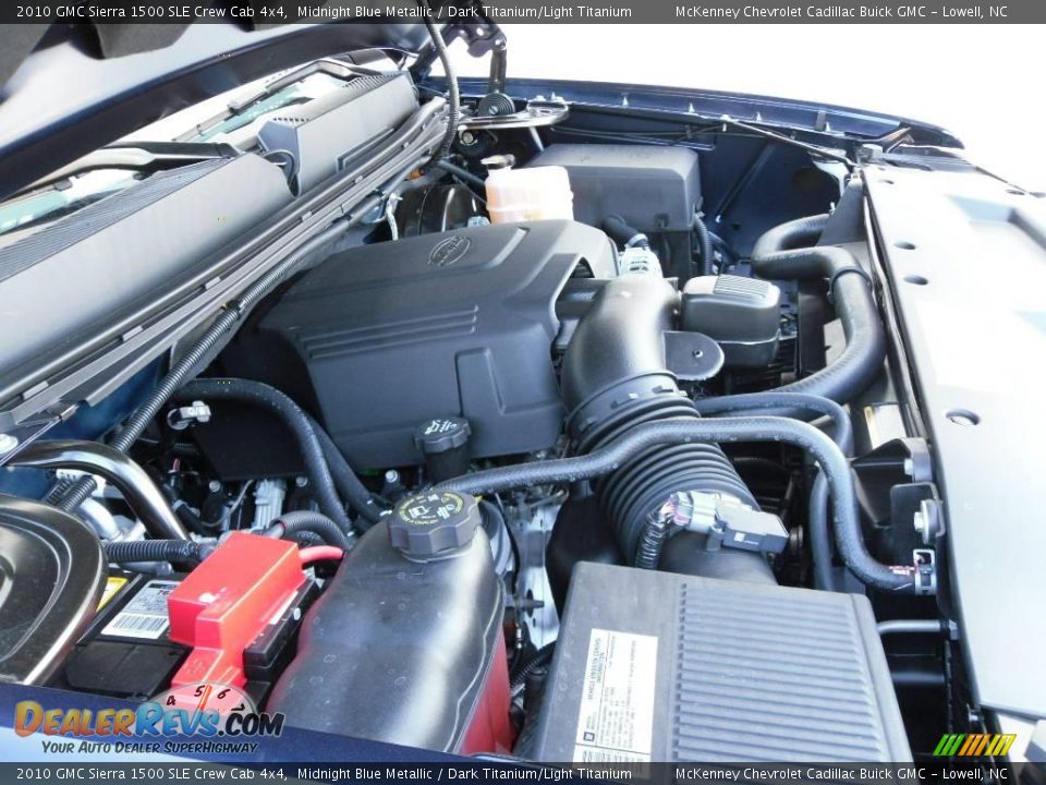 2010 GMC Sierra 1500 SLE Crew Cab 4x4 Midnight Blue Metallic / Dark Titanium/Light Titanium Photo #21