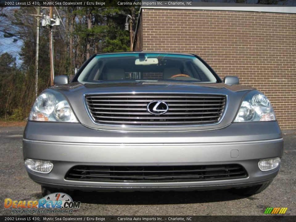 2002 Lexus LS 430 Mystic Sea Opalescent / Ecru Beige Photo #3