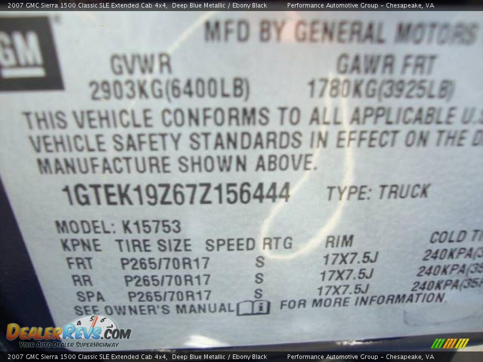 2007 GMC Sierra 1500 Classic SLE Extended Cab 4x4 Deep Blue Metallic / Ebony Black Photo #26