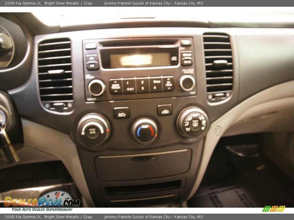 2008 Kia Optima LX Bright Silver Metallic / Gray Photo #9