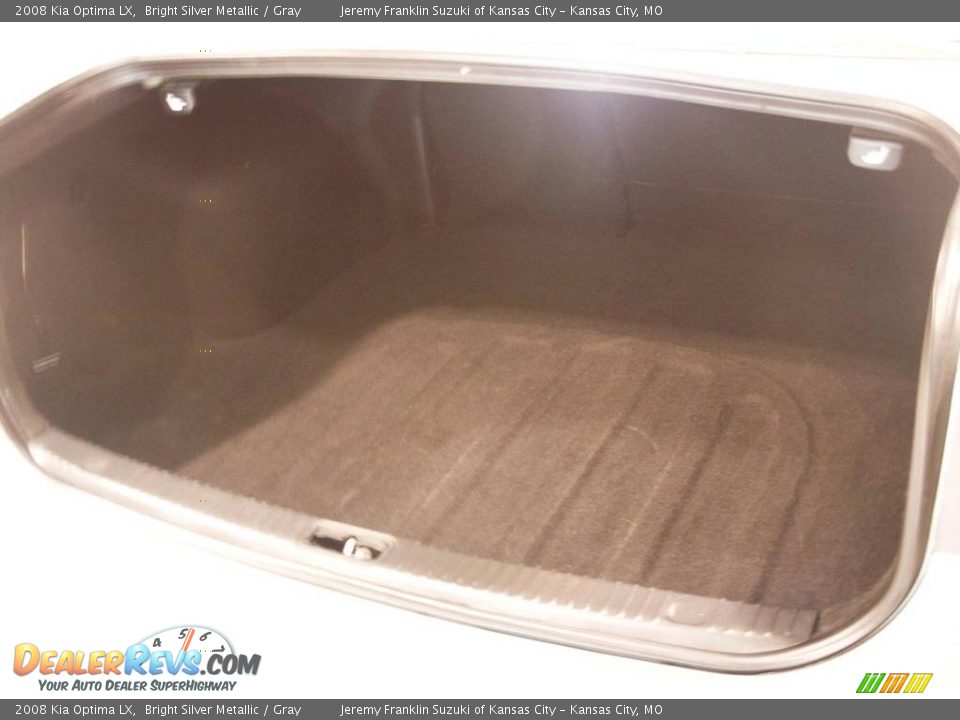 2008 Kia Optima LX Bright Silver Metallic / Gray Photo #18