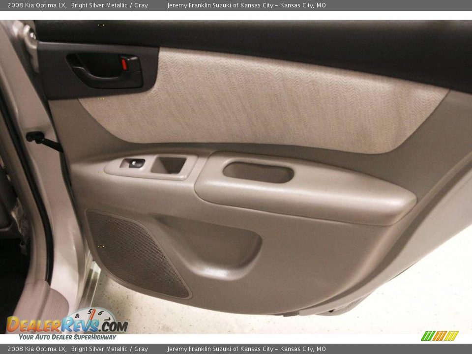 2008 Kia Optima LX Bright Silver Metallic / Gray Photo #21