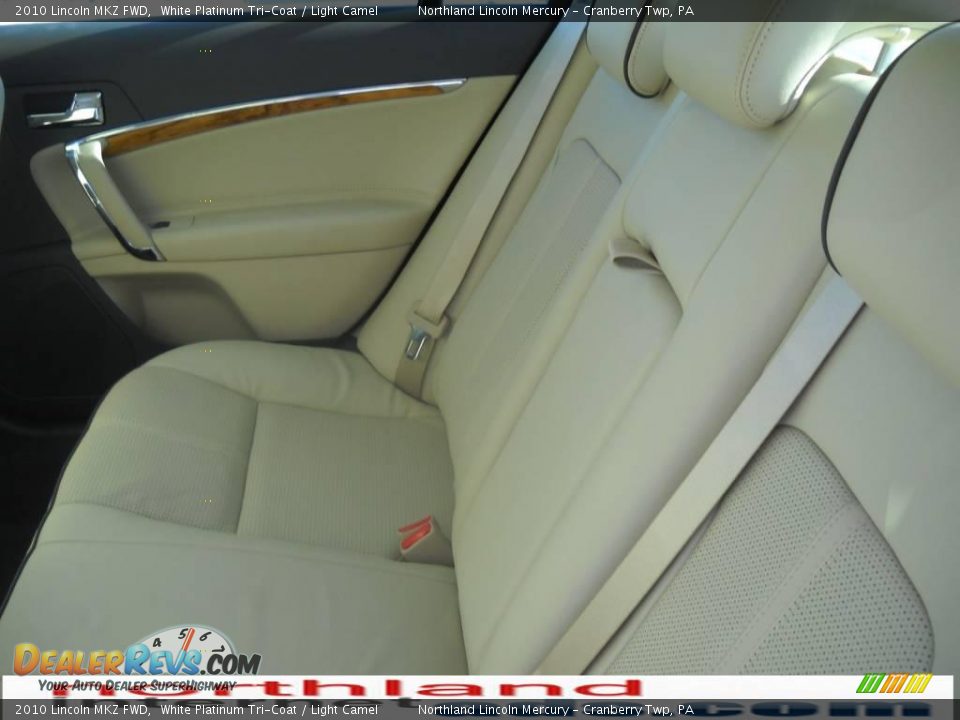 2010 Lincoln MKZ FWD White Platinum Tri-Coat / Light Camel Photo #11