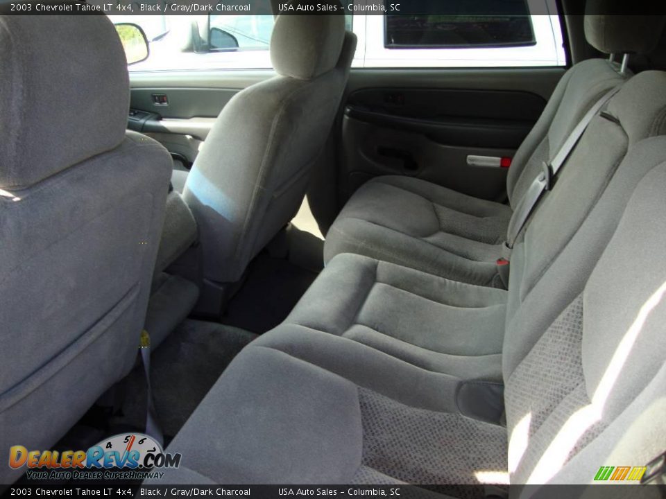 2003 Chevrolet Tahoe LT 4x4 Black / Gray/Dark Charcoal Photo #5