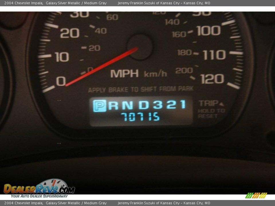 2004 Chevrolet Impala Galaxy Silver Metallic / Medium Gray Photo #15