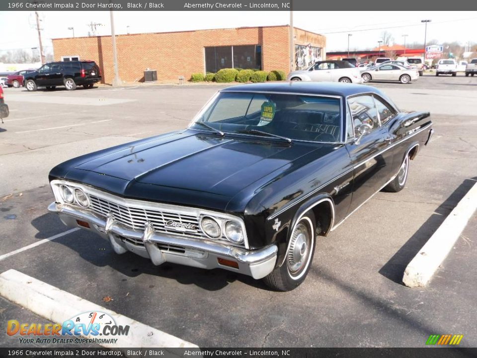 1966 Chevrolet Impala 2 Door Hardtop Black / Black Photo #1