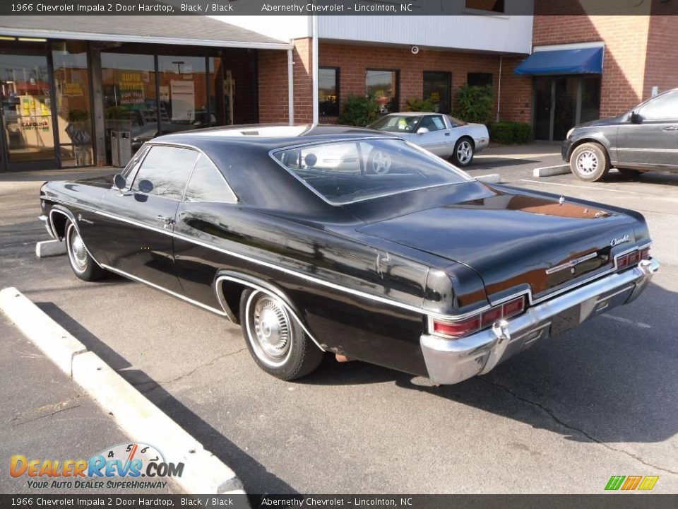 1966 Chevrolet Impala 2 Door Hardtop Black / Black Photo #2