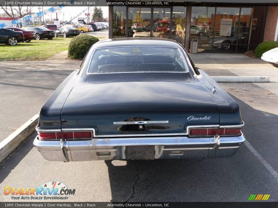 1966 Chevrolet Impala 2 Door Hardtop Black / Black Photo #3