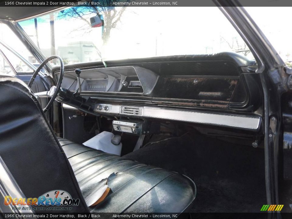 1966 Chevrolet Impala 2 Door Hardtop Black / Black Photo #13