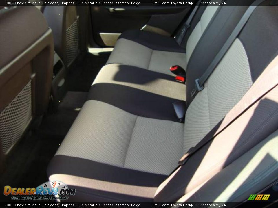 2008 Chevrolet Malibu LS Sedan Imperial Blue Metallic / Cocoa/Cashmere Beige Photo #10