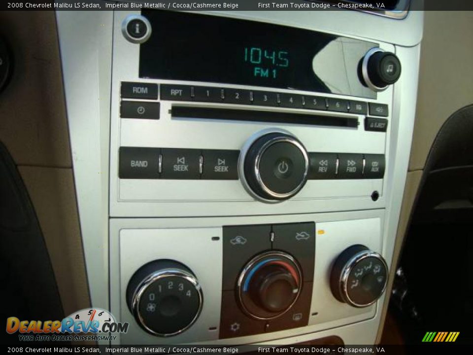 2008 Chevrolet Malibu LS Sedan Imperial Blue Metallic / Cocoa/Cashmere Beige Photo #13