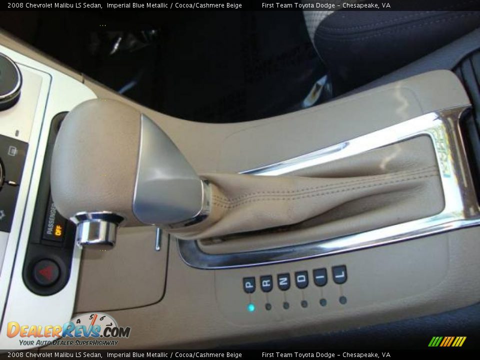 2008 Chevrolet Malibu LS Sedan Imperial Blue Metallic / Cocoa/Cashmere Beige Photo #14