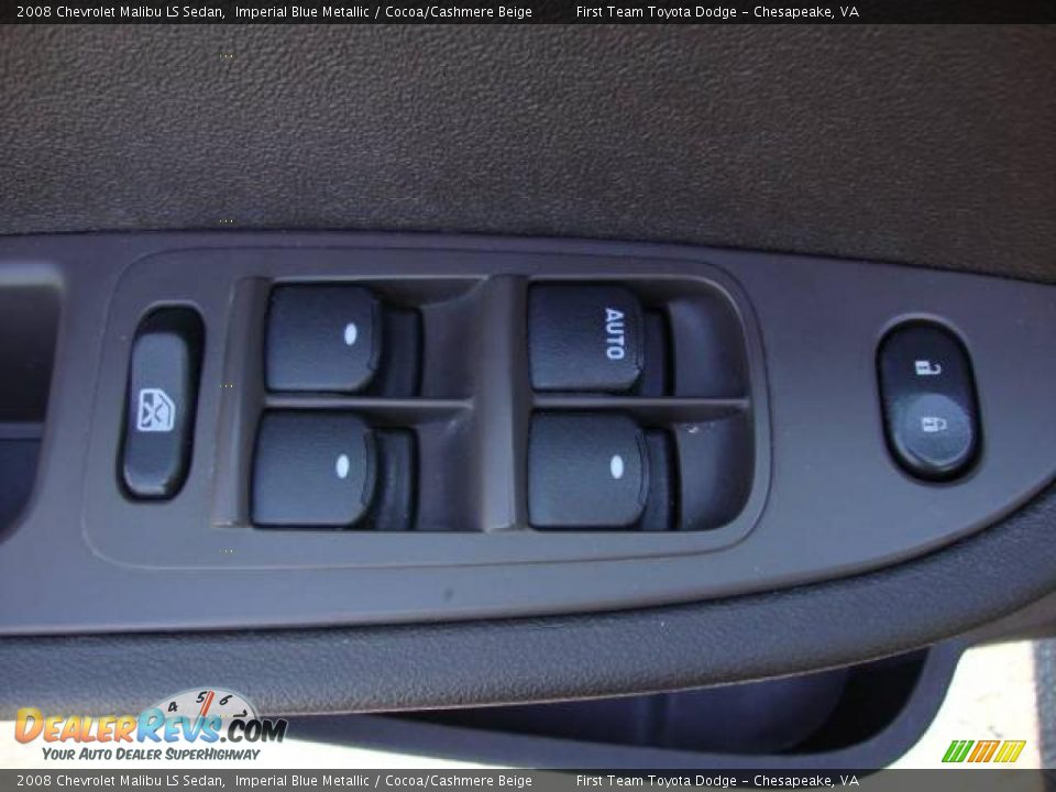 2008 Chevrolet Malibu LS Sedan Imperial Blue Metallic / Cocoa/Cashmere Beige Photo #16