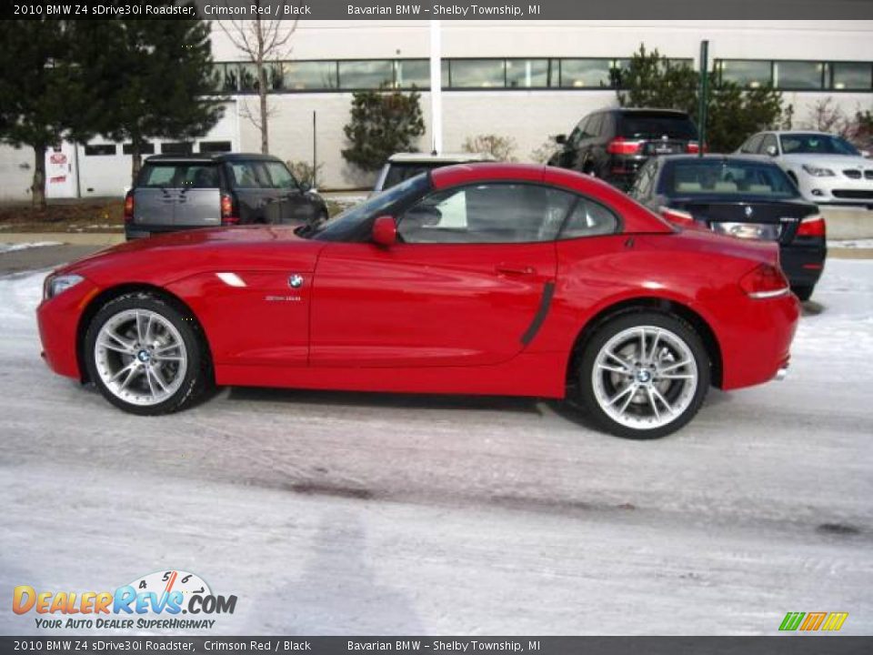 2010 BMW Z4 sDrive30i Roadster Crimson Red / Black Photo #2