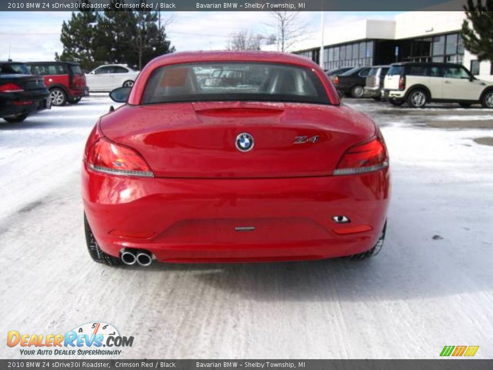 2010 BMW Z4 sDrive30i Roadster Crimson Red / Black Photo #4