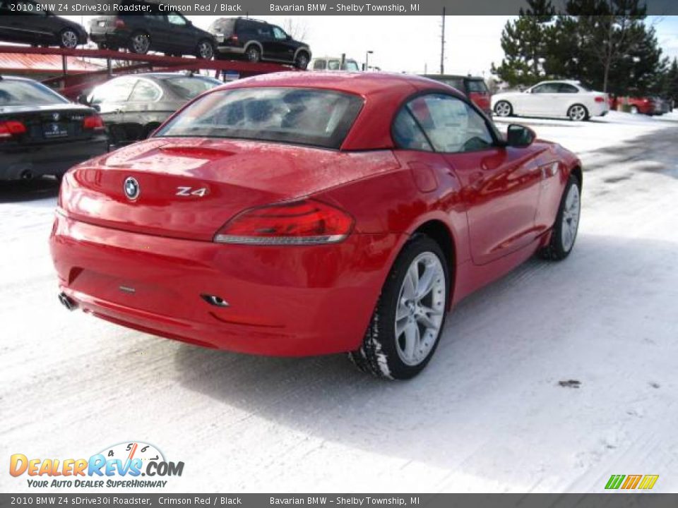 2010 BMW Z4 sDrive30i Roadster Crimson Red / Black Photo #5