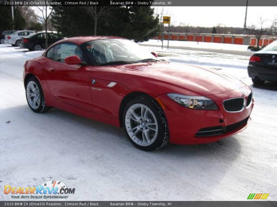 2010 BMW Z4 sDrive30i Roadster Crimson Red / Black Photo #7