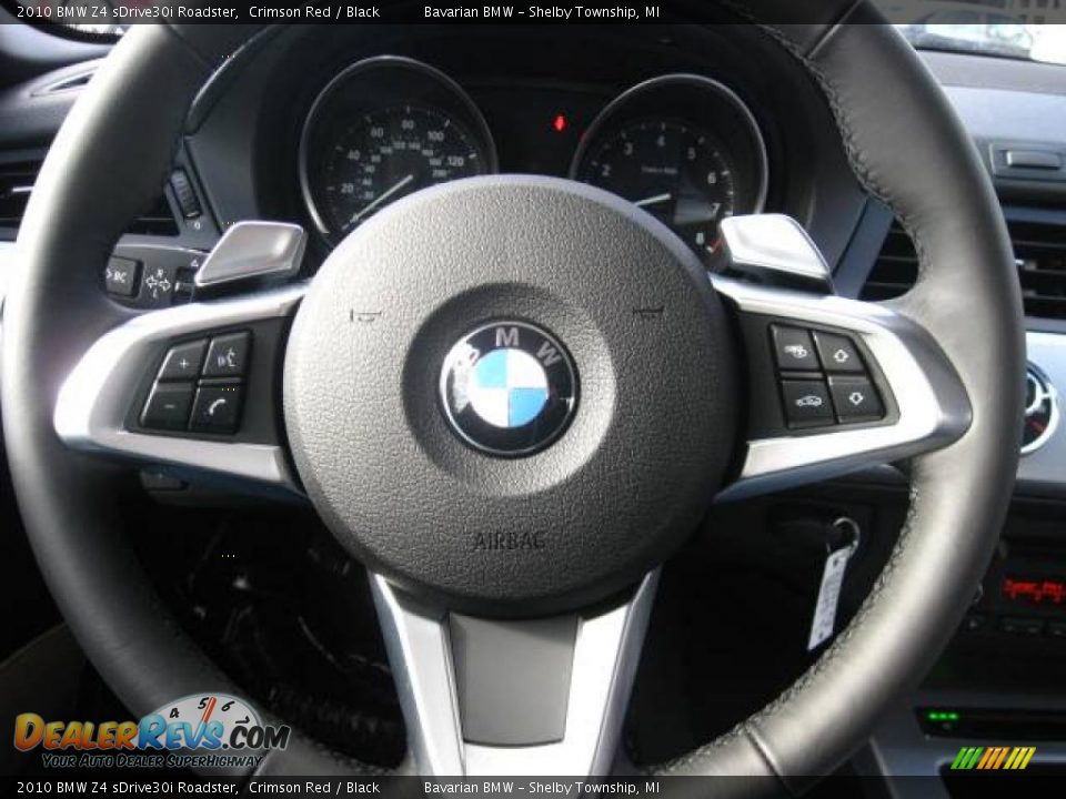 2010 BMW Z4 sDrive30i Roadster Crimson Red / Black Photo #16