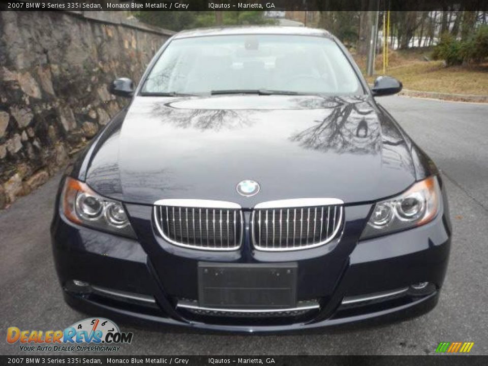 2007 BMW 3 Series 335i Sedan Monaco Blue Metallic / Grey Photo #11