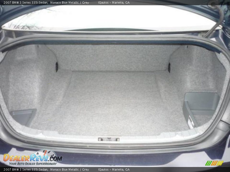 2007 BMW 3 Series 335i Sedan Monaco Blue Metallic / Grey Photo #29