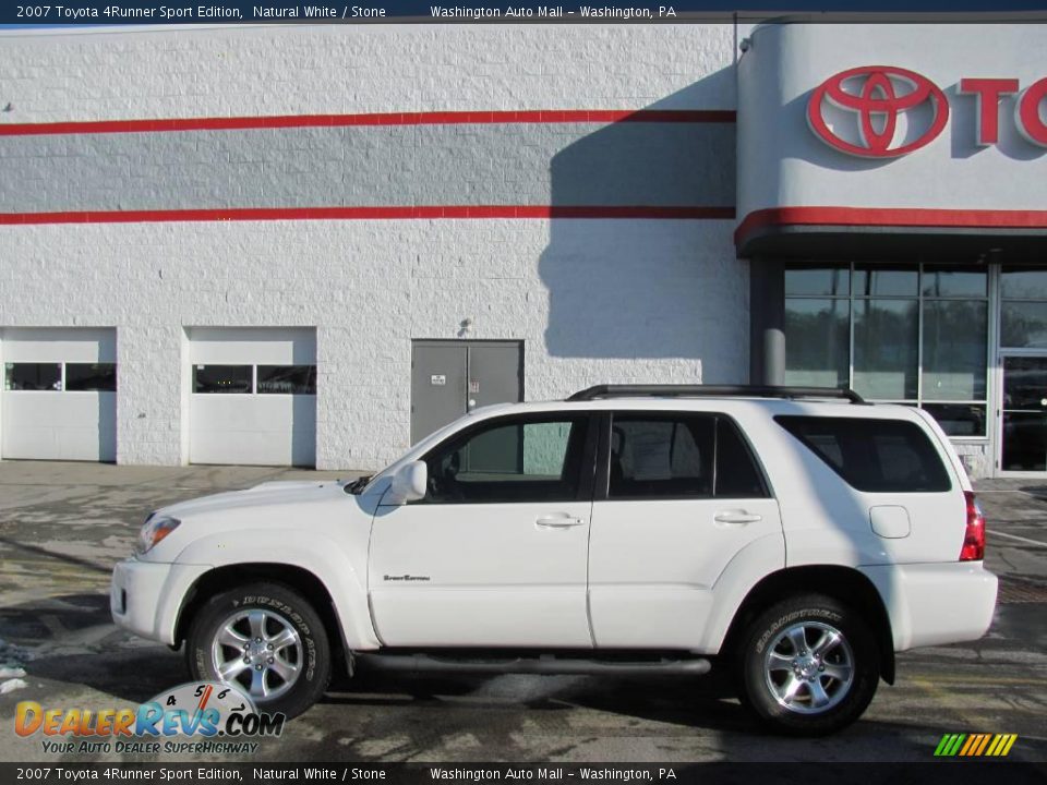 2007 Toyota 4Runner Sport Edition Natural White / Stone Photo #2