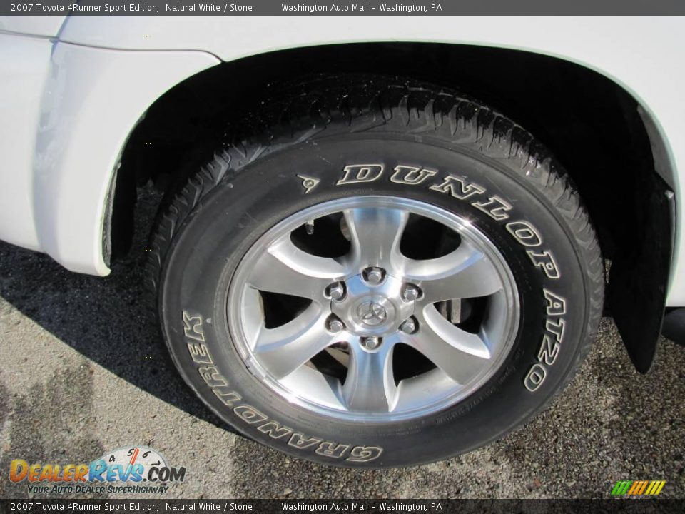 2007 Toyota 4Runner Sport Edition Natural White / Stone Photo #3