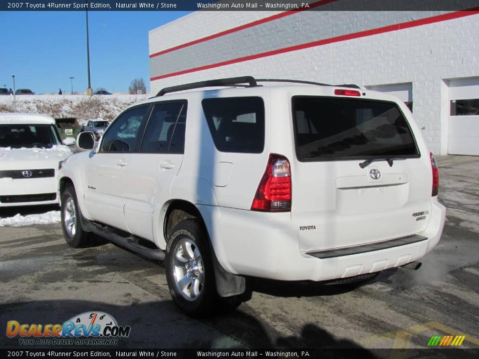 2007 Toyota 4Runner Sport Edition Natural White / Stone Photo #4