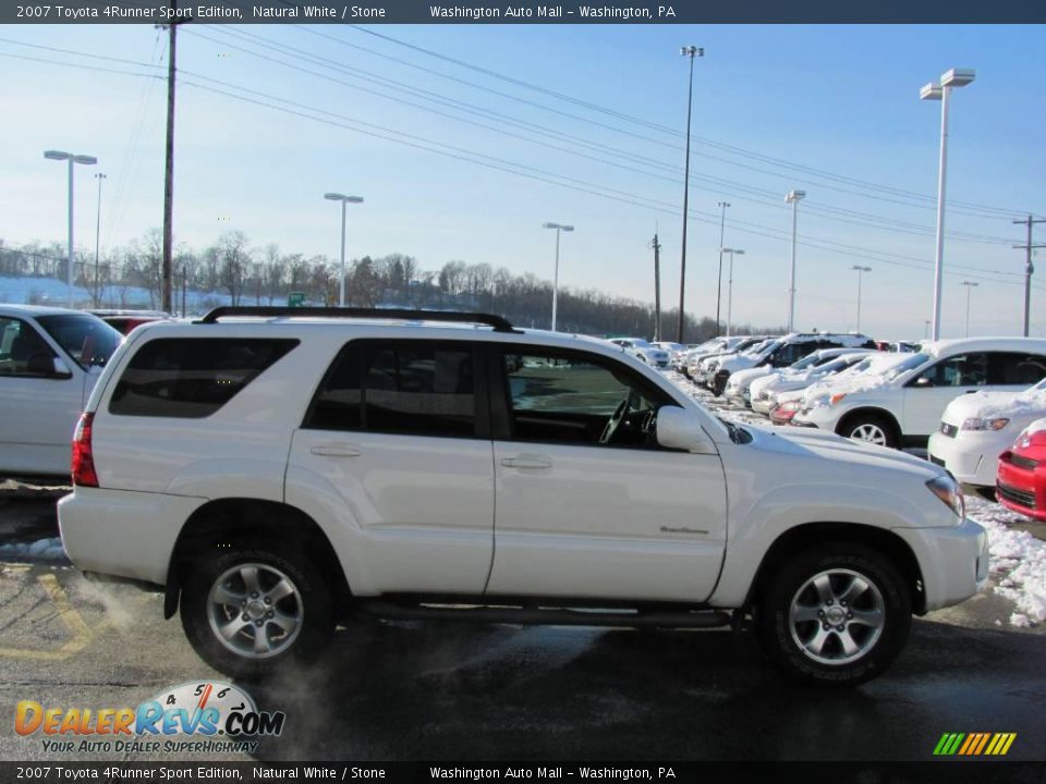2007 Toyota 4Runner Sport Edition Natural White / Stone Photo #6