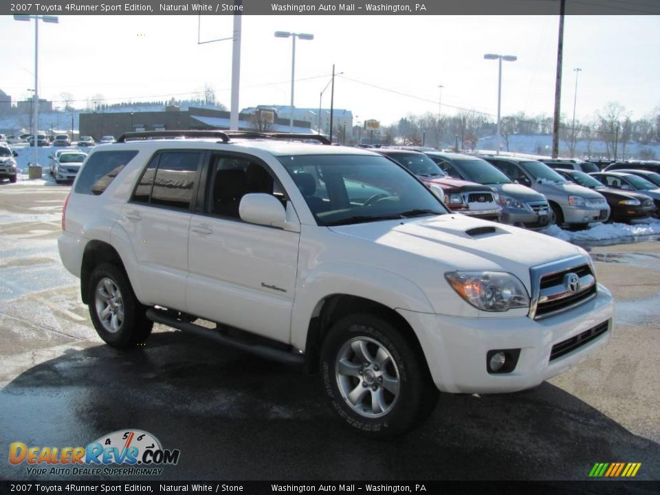 2007 Toyota 4Runner Sport Edition Natural White / Stone Photo #7