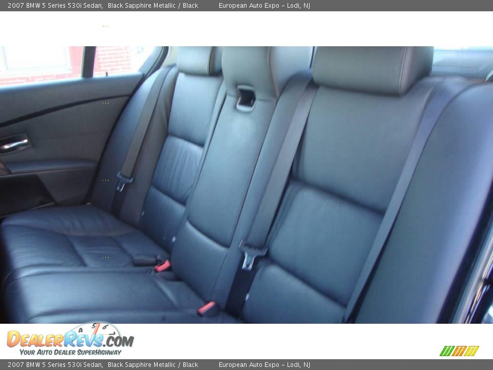 2007 BMW 5 Series 530i Sedan Black Sapphire Metallic / Black Photo #8