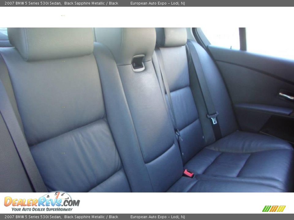 2007 BMW 5 Series 530i Sedan Black Sapphire Metallic / Black Photo #10