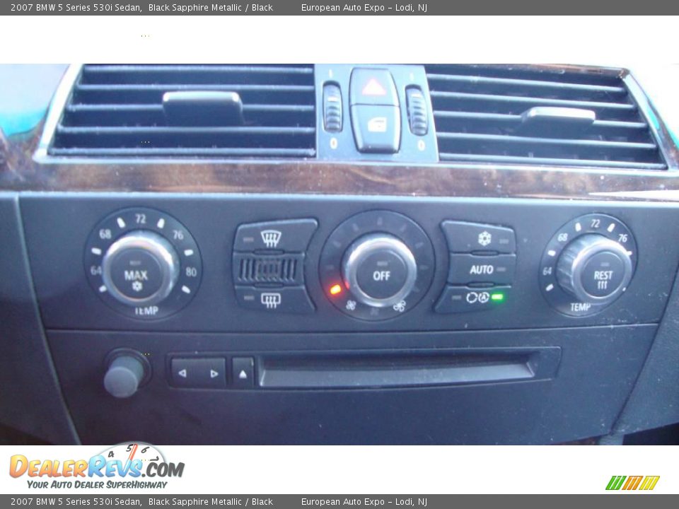 2007 BMW 5 Series 530i Sedan Black Sapphire Metallic / Black Photo #15